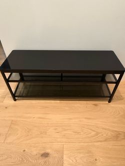 IKEA Gettorp - TV STAND, BLACK, 120 X 40 cm