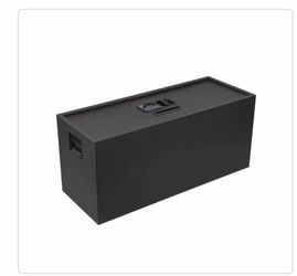 VenoTech Biometric 34in. W × 13in. D x 15in. H Vehicle and Utility Floor Safe Advanced Finger Vein Recognition Access Blk