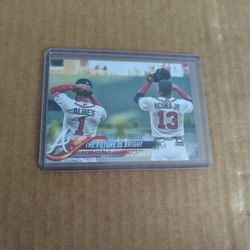 2018 Topps Update Ronald Acuna Jr/Ozzie Albies Rookie 