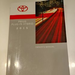 Owner's Manual for 2015 Toyota Prius Plug-in Hybrid