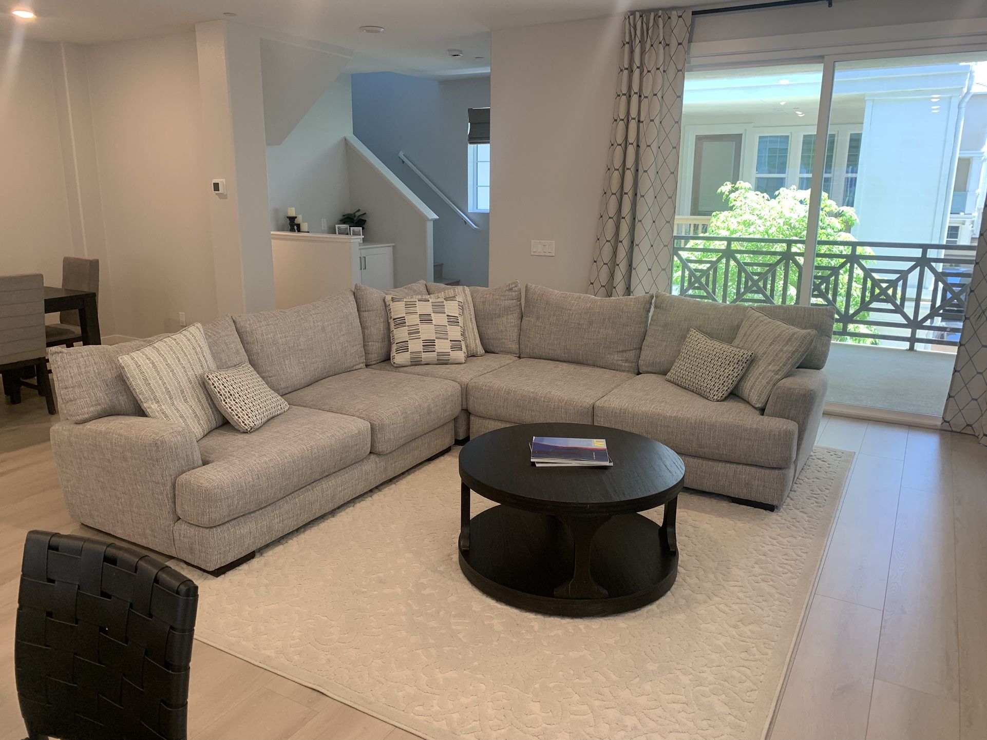 Great Condition Grey Sectional Sofa