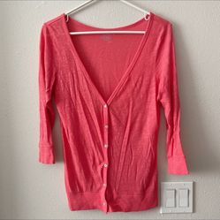 Old navy pink Cardigan XS