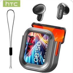 HTC NE20 Ai Translation Earbuds Bluetooth 6.0 LCD Touchscreen Display 