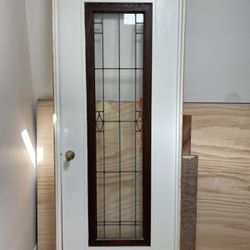 Stained Glass Prehung Door 32” W X 79” H