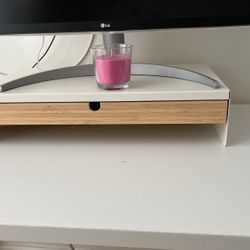 Stylish Computer Monitor Stand With Drawer