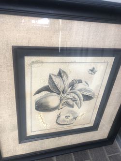Hand drawn wall art set of 2