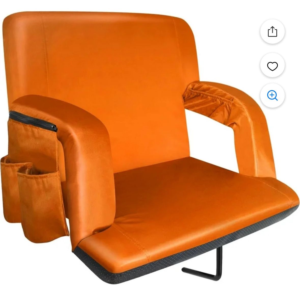 Stadium Seat Wide Reclining Bleacher Seat
