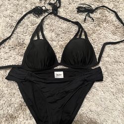 Black Tasseled Bikini