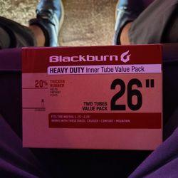 (2) 26" Heavy Duty Bike Tubes