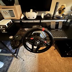 PC Sim Racing Bundle – Thrustmaster T128 Wheel + Logitech Shifter + USB Adapter
