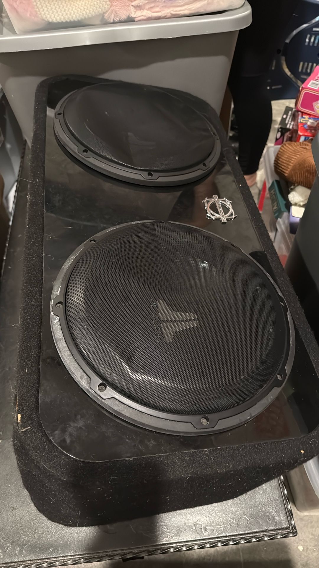2 Jl Audio 12’s With Box Works Great
