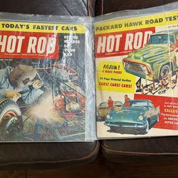Nice 👍 !! 1955 + 1958 Hot Rod Magazines !
