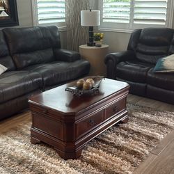 Leather Couch & loveseat