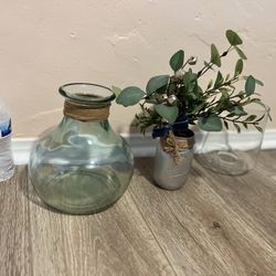 Clear Glass Vases
