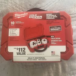 Milwaukee Hole Dozer 10 Pc Kit 