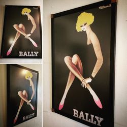 NEW WAVE BALLY ADVERTISEMENT ART BY BERNARD VILLEMOT