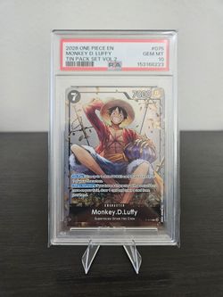 Mokey.D.Luffy P-075 Promo One Piece Graded Card (PSA 10)