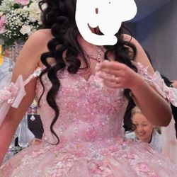 Quincean̈era Dress Pink