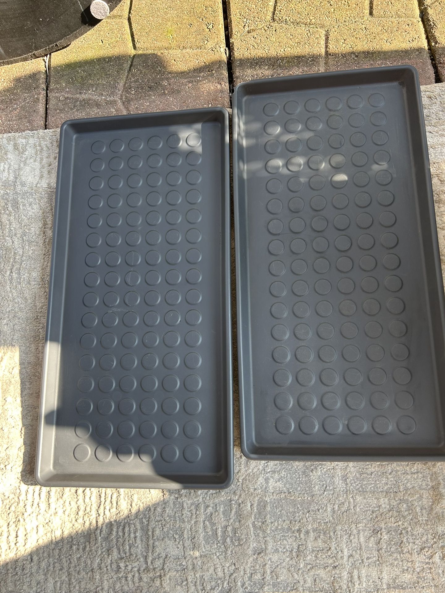 Ikea BAGGMUCK in/Out Home Door Washable Shoe Tray, dark Grey. Size in pictures
