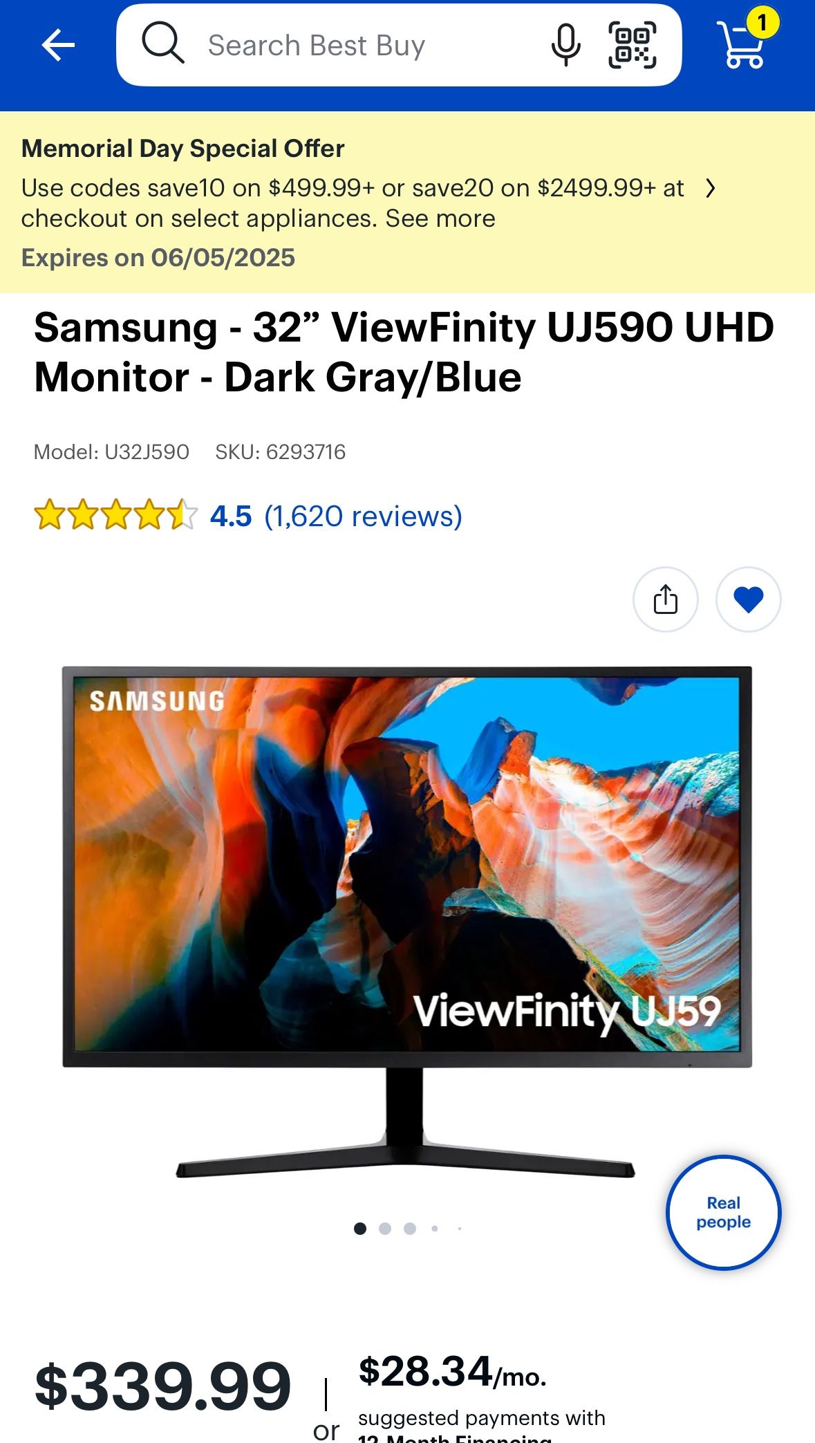 Samsung 32inc Monitor 