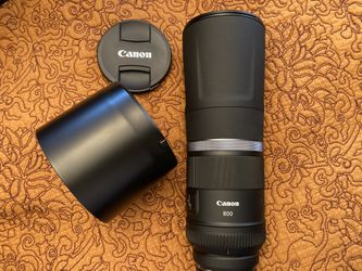 Canon 800mm F11 RF Lens With Filter Set & Lens Hood