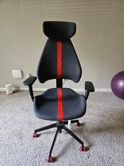 GRUPPSPEL Ergonomic Gaming chair, Gunnared black/gray