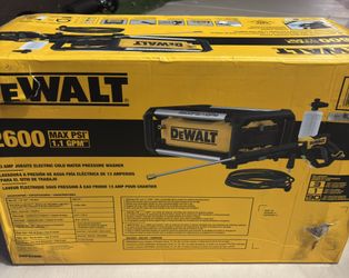DEWALT 2600 PSI 1.1 GPM Cold Water Electric Pressure Washer