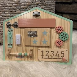 Jestrix Montessori Wooden Busy Board