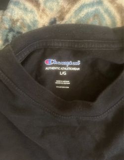 Champion Authentic Athleticwear T-Shirt Large Black