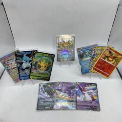 Eevee Evolutions Eeveelutions lot Pokemon 10 Card Bundle
