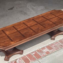 Vintage Walnut Parquet coffee table