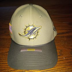 Brand New Miami Dolphins Hat,From NFL Store,,Paid$50 Does Not Fit Me