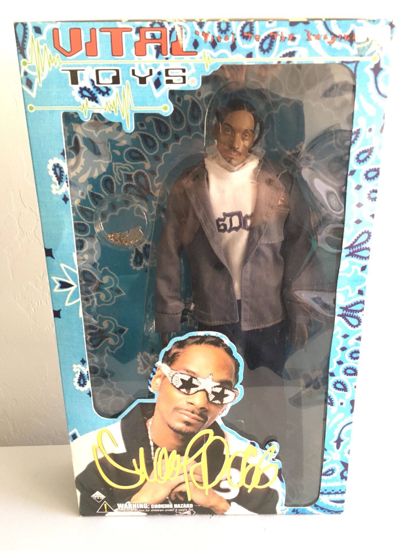 ($15) Snoop Dogg Figure/doll Vital Toys (like New) rare.