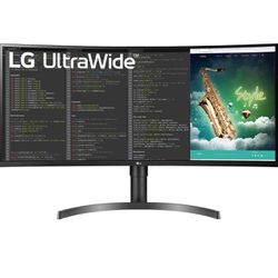 LG 35" Curved UltraWide QHD HDR Monitor with FreeSync