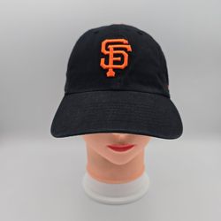 '47 San Francisco Giants Black Adjustable Strapback Hat OSFM