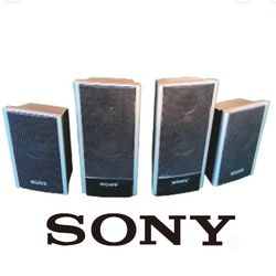 Sony 4 Speakers Surround Sound Set SS-TS81 AND SS-TS80 Nice!