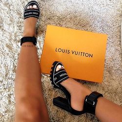 Louis Vuitton Ankle Strap Pumps