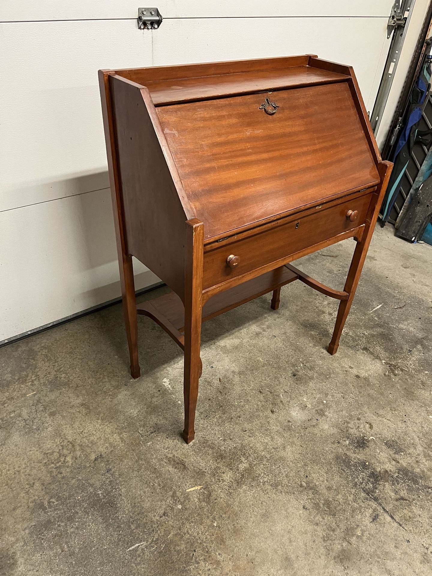Vintage Mahogany Secretary Desk