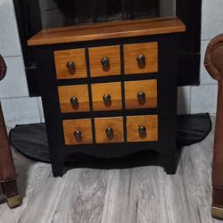 Side Table W Drawers