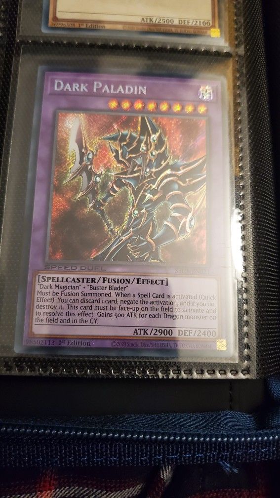 Yugioh Dark Paladin Speed Duel Secret Rare