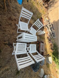 Table and chairs