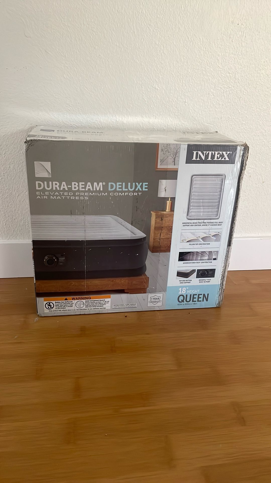 Brand New Intex Queen Blow Up Mattress