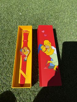 Simpsons Swatch (straight from Switzerland) (92026 Near Police & Fire HQ)