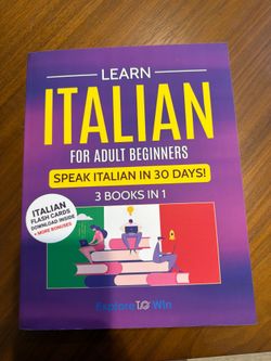 Learn Italian for Adult Beginners – Like New
