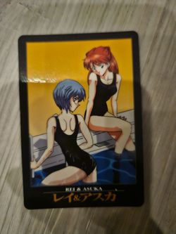 Neon Genesis Evangelion Vintage Rei + Asuka Card