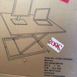 Standing Computer Desks (2) - BOTH for $50