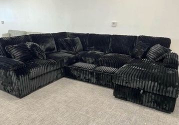 NEW XL Sleeper Sectional Sofa with Storage β $1657