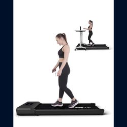 Superun Walking Pad Treadmill Under Desk, Desk Treadmill for Office Under Desk,Walking Treadmill for Home with Remote Control Led Display,300lbs Capac