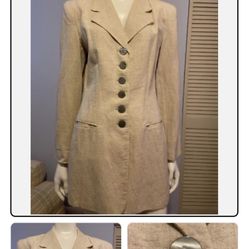 Vintage Women’s (moda International) Cream Blazer 