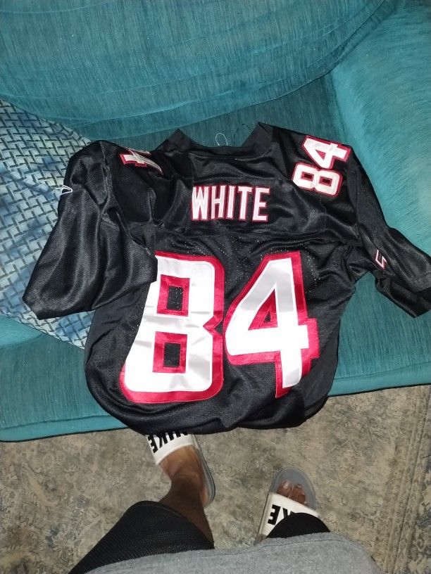 Throwback Atlanta Falcons Jersey And plush Blanket